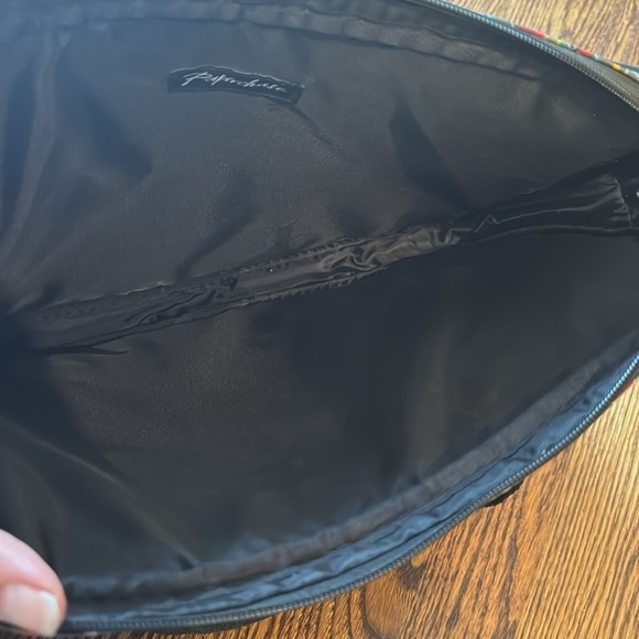 Paperchase bright stripes geometric overprinted detachable strap laptop case New - Picture 4 of 5